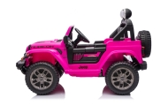 Elektromobilis Jeep Wrangler Rubicon LIFT, Pink-Elektromobiliai vaikams, Visureigiai-e-vaikas