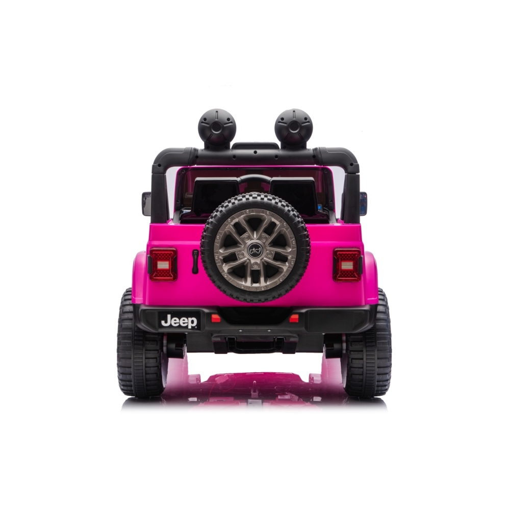 Elektromobilis Jeep Wrangler Rubicon LIFT, Pink-Elektromobiliai vaikams, Visureigiai-e-vaikas