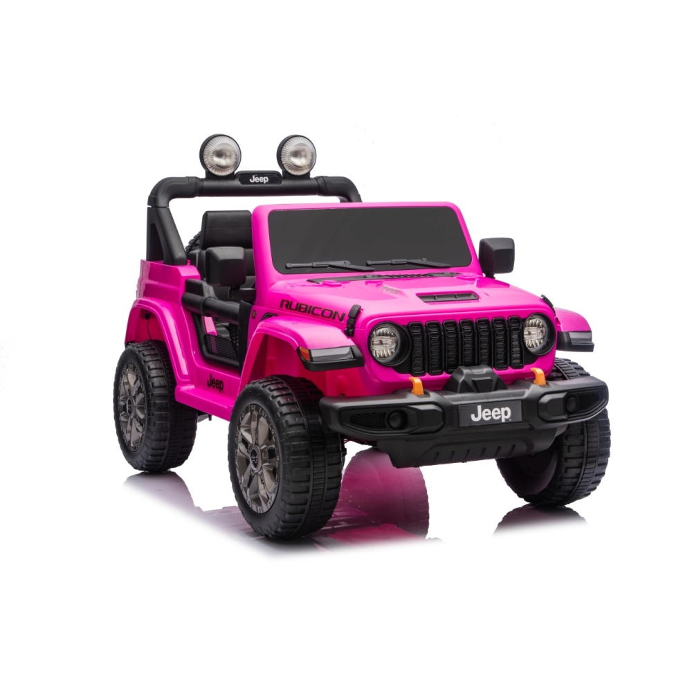 Elektromobilis Jeep Wrangler Rubicon LIFT, Pink-Elektromobiliai vaikams, Visureigiai-e-vaikas