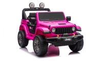 Elektromobilis Jeep Wrangler Rubicon LIFT, Pink-Elektromobiliai vaikams, Visureigiai-e-vaikas