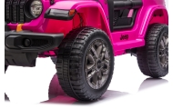 Elektromobilis Jeep Wrangler Rubicon LIFT, Pink-Elektromobiliai vaikams, Visureigiai-e-vaikas