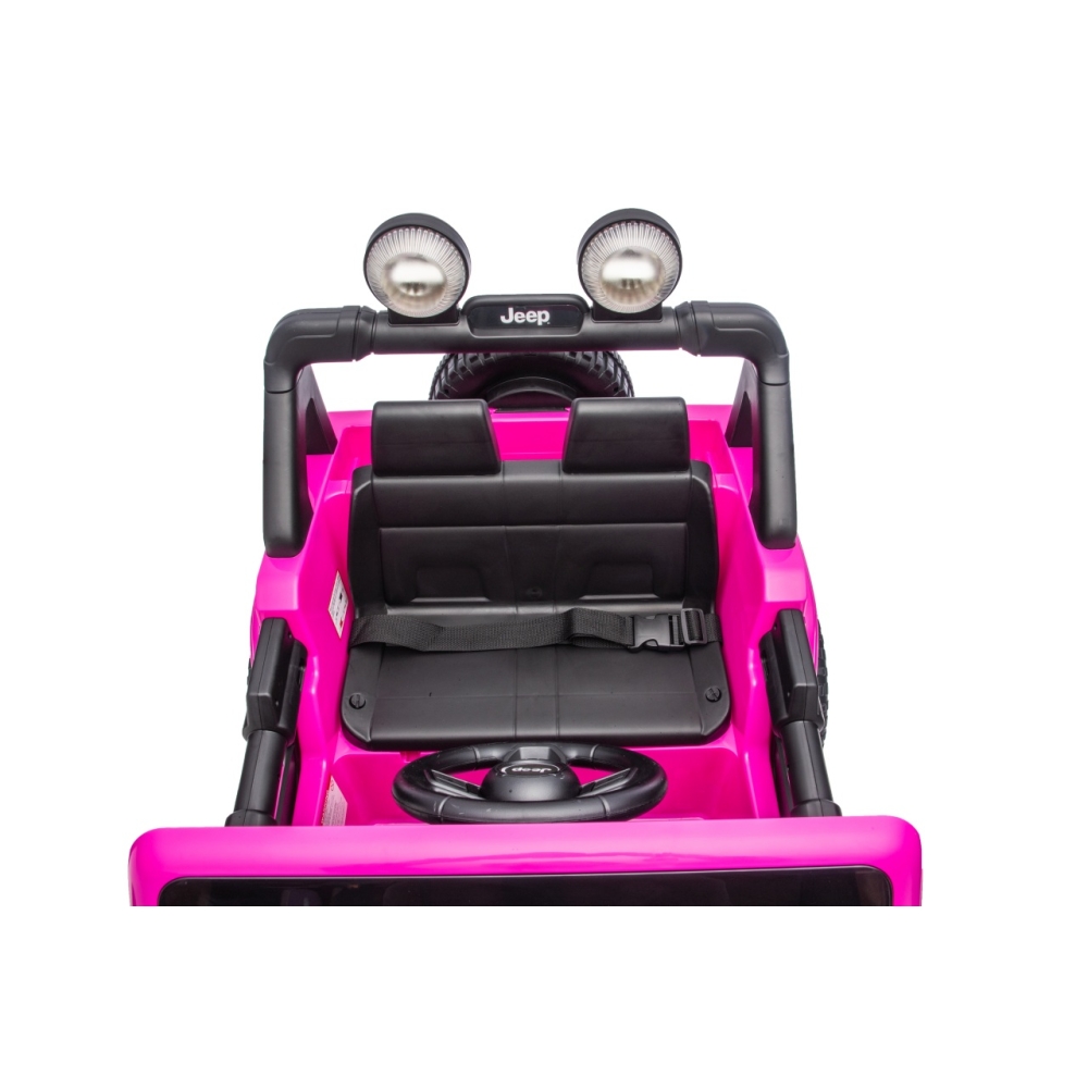 Elektromobilis Jeep Wrangler Rubicon LIFT, Pink-Elektromobiliai vaikams, Visureigiai-e-vaikas