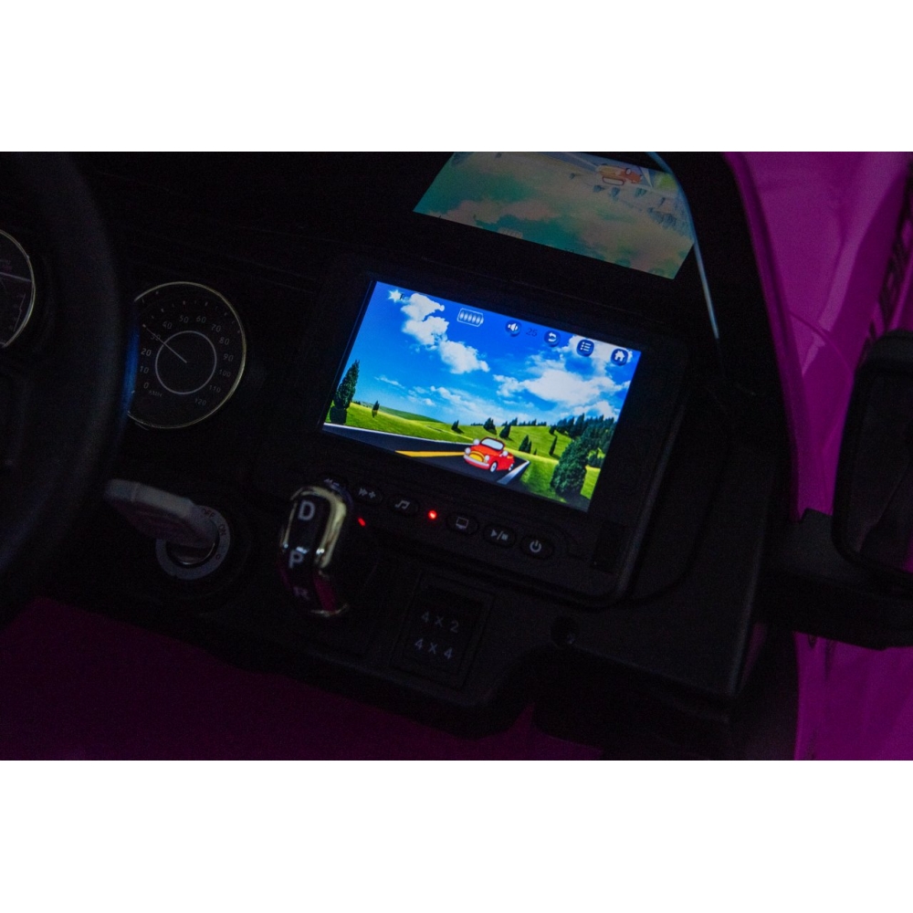 Elektromobilis Jeep Wrangler Rubicon LIFT, Pink-Elektromobiliai vaikams, Visureigiai-e-vaikas