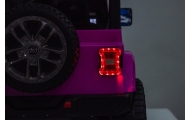 Elektromobilis Jeep Wrangler Rubicon LIFT, Pink-Elektromobiliai vaikams, Visureigiai-e-vaikas