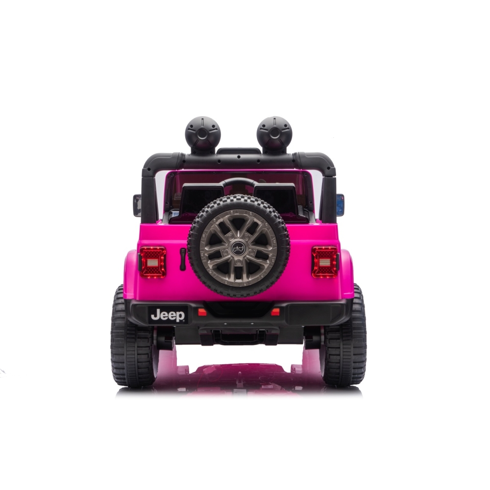Elektromobilis Jeep Wrangler Rubicon LIFT, Pink-Elektromobiliai vaikams, Visureigiai-e-vaikas