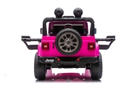 Elektromobilis Jeep Wrangler Rubicon LIFT, Pink-Elektromobiliai vaikams, Visureigiai-e-vaikas