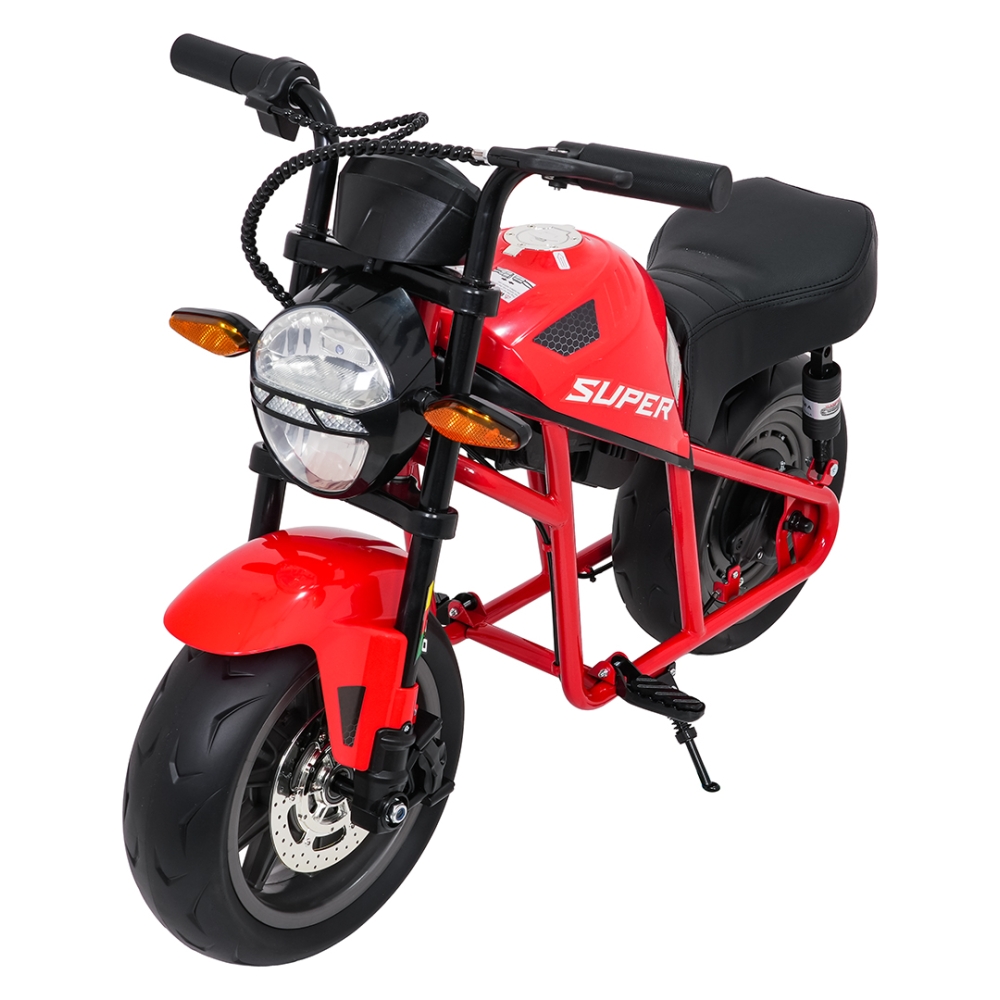 Elektrinis motociklas SUPERMOTO, Red-Elektromobiliai vaikams, Motociklai-e-vaikas