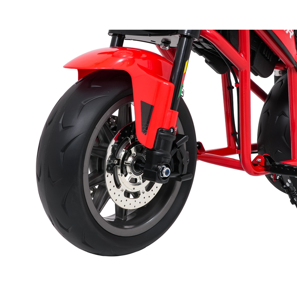 Elektrinis motociklas SUPERMOTO, Red-Elektromobiliai vaikams, Motociklai-e-vaikas