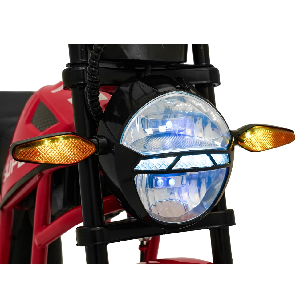 Elektrinis motociklas SUPERMOTO, Red-Elektromobiliai vaikams, Motociklai-e-vaikas