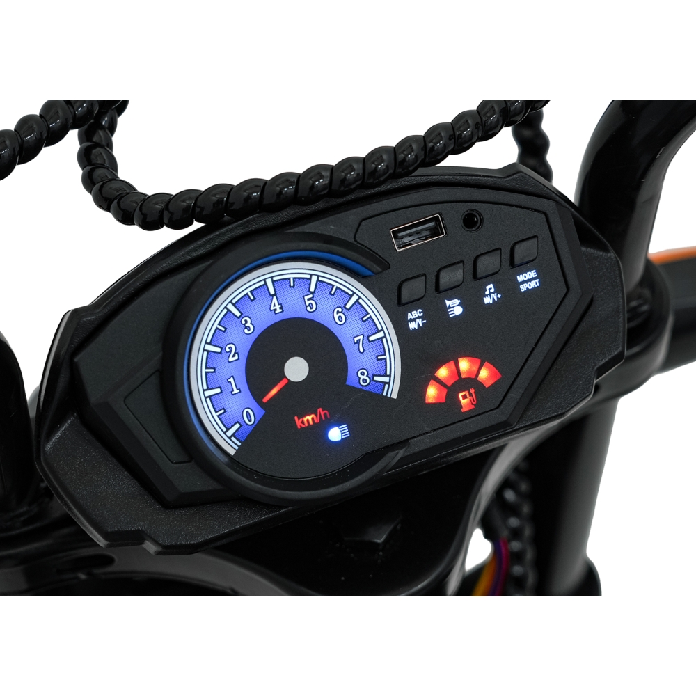 Elektrinis motociklas SUPERMOTO, Red-Elektromobiliai vaikams, Motociklai-e-vaikas