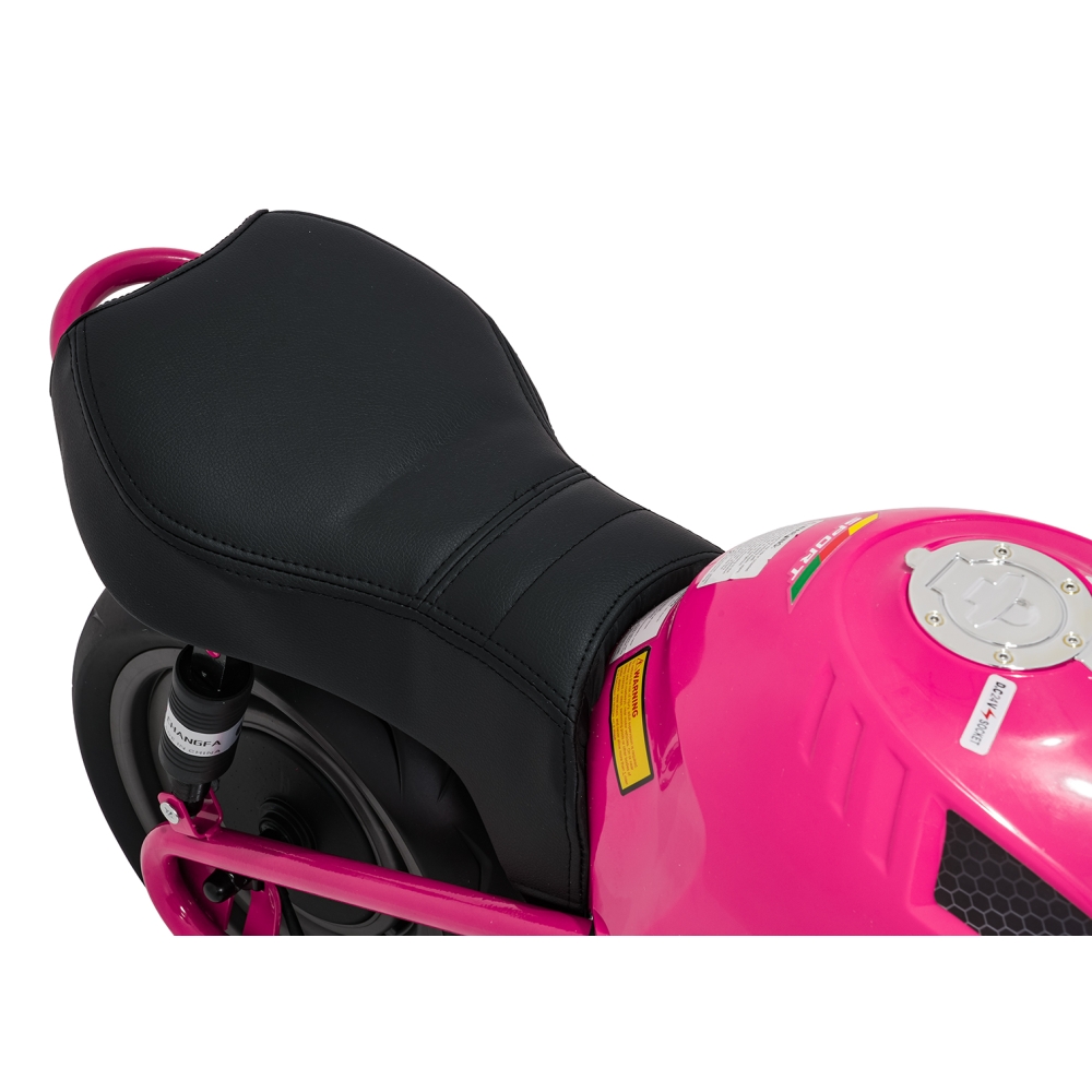 Elektrinis motociklas SUPERMOTO, Pink-Elektromobiliai vaikams, Motociklai-e-vaikas