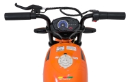 Elektrinis motociklas SUPERMOTO, Orange-Elektromobiliai vaikams, Motociklai-e-vaikas