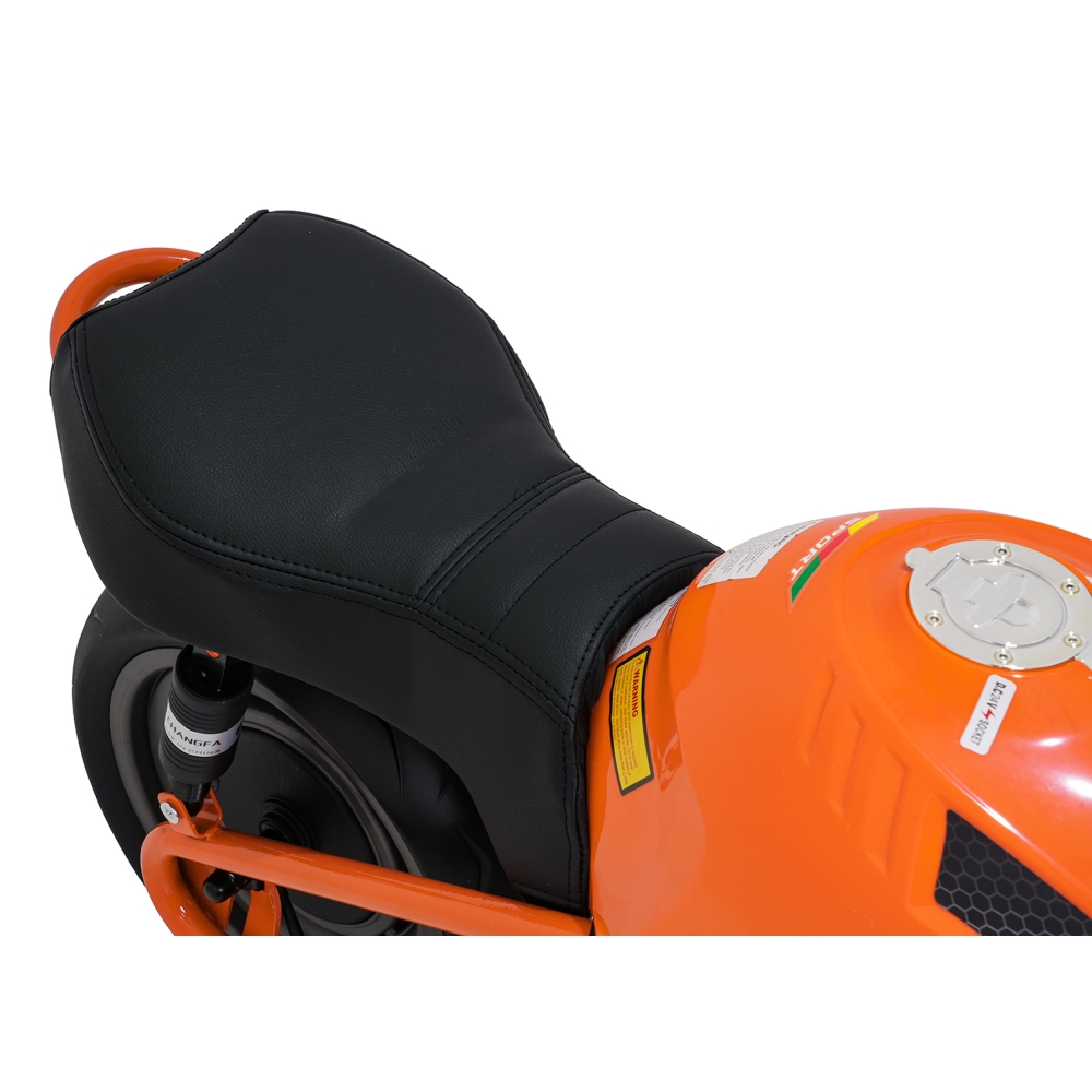 Elektrinis motociklas SUPERMOTO, Orange-Elektromobiliai vaikams, Motociklai-e-vaikas