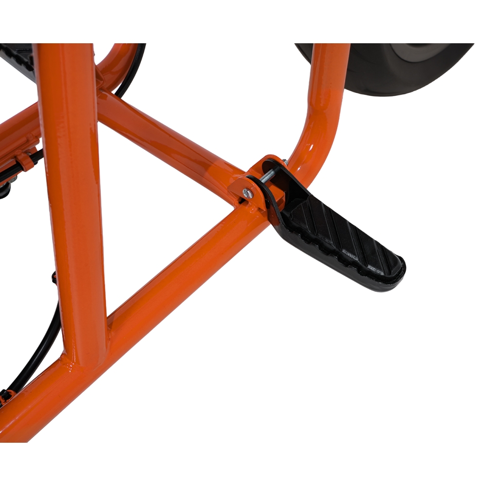 Elektrinis motociklas SUPERMOTO, Orange-Elektromobiliai vaikams, Motociklai-e-vaikas