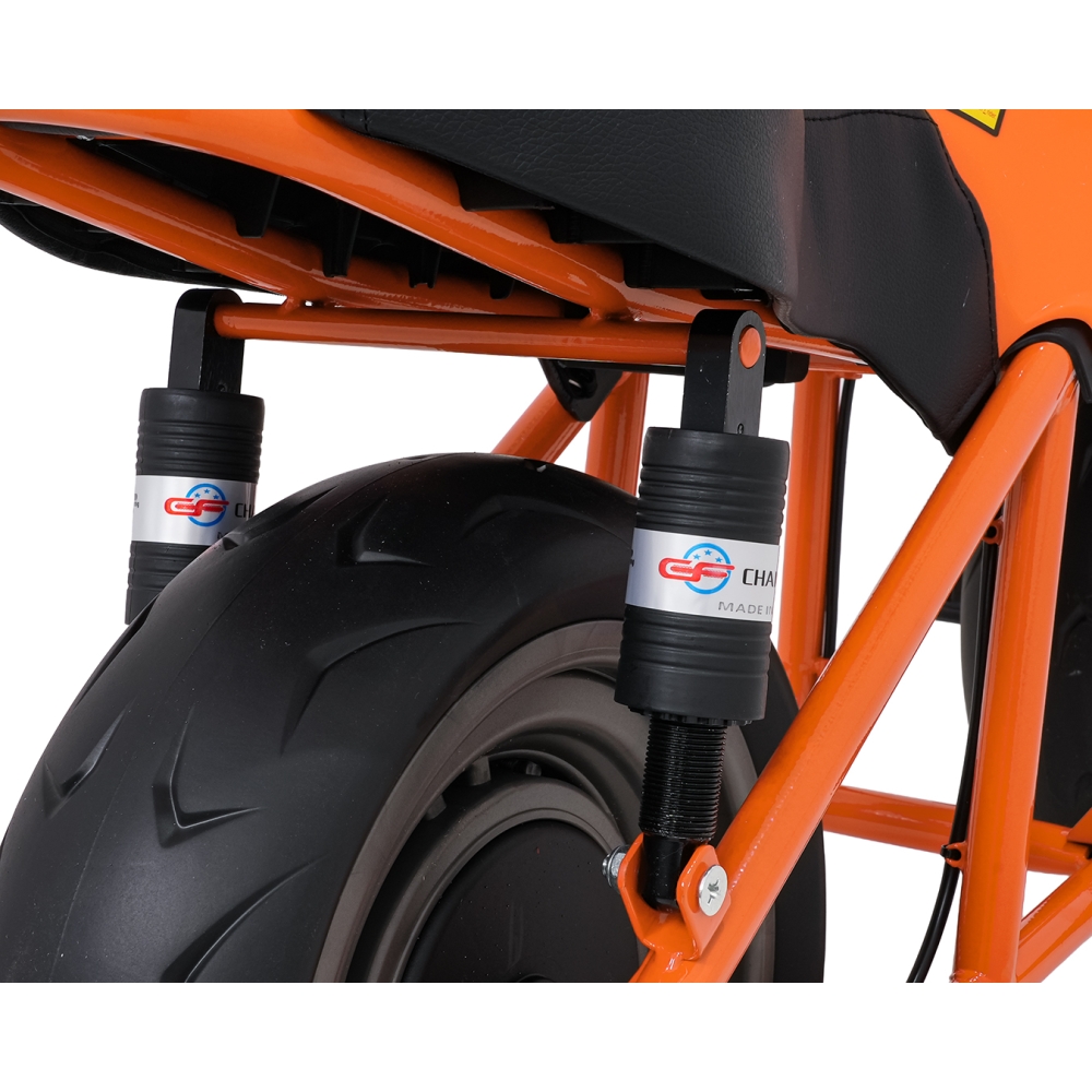 Elektrinis motociklas SUPERMOTO, Orange-Elektromobiliai vaikams, Motociklai-e-vaikas