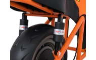 Elektrinis motociklas SUPERMOTO, Orange-Elektromobiliai vaikams, Motociklai-e-vaikas