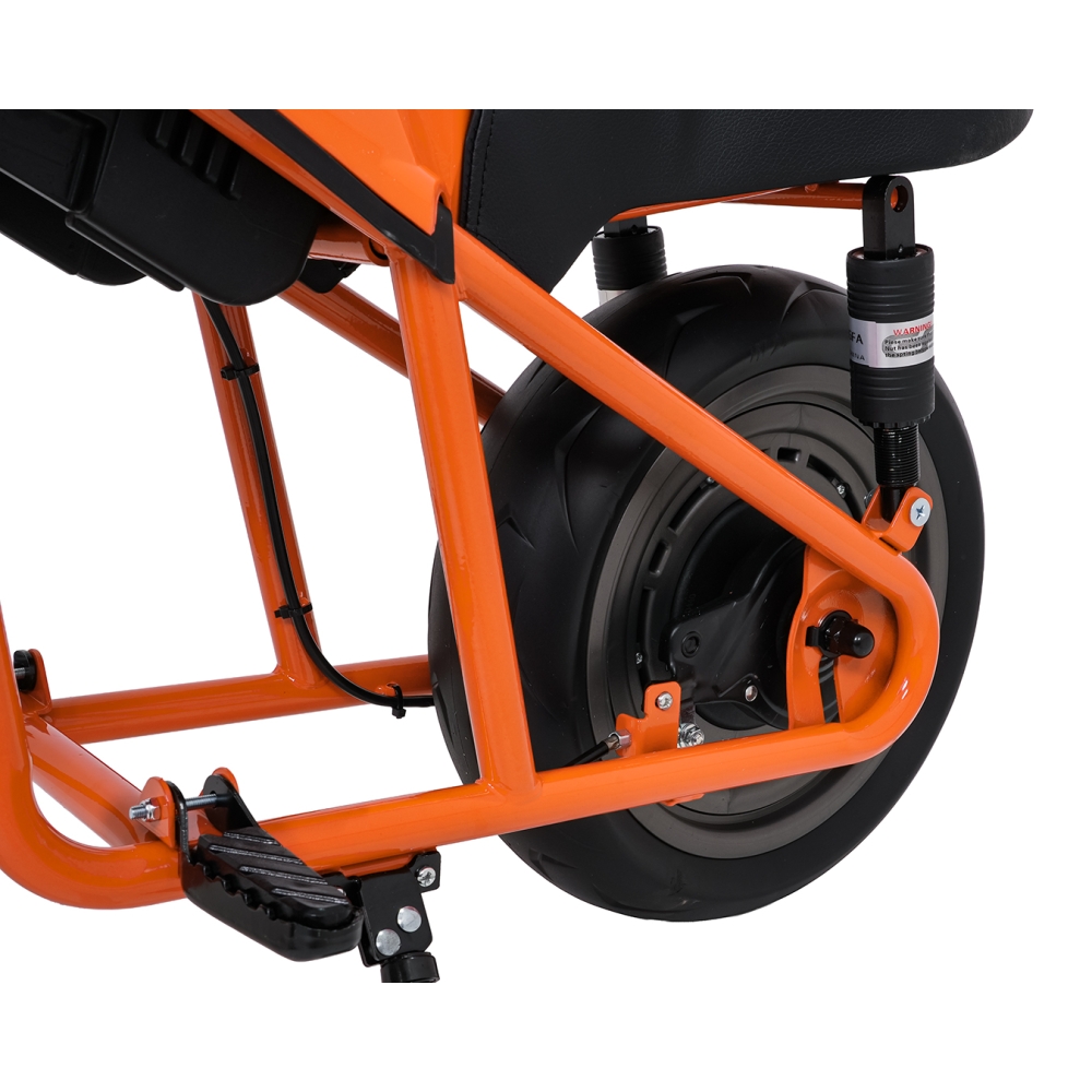Elektrinis motociklas SUPERMOTO, Orange-Elektromobiliai vaikams, Motociklai-e-vaikas