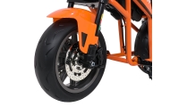 Elektrinis motociklas SUPERMOTO, Orange-Elektromobiliai vaikams, Motociklai-e-vaikas