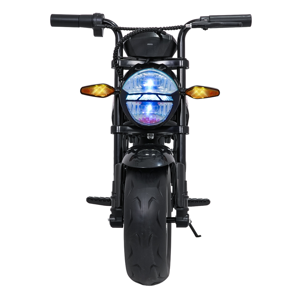 Elektrinis motociklas SUPERMOTO, Black-Elektromobiliai vaikams, Motociklai-e-vaikas