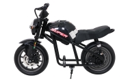 Elektrinis motociklas SUPERMOTO, Black-Elektromobiliai vaikams, Motociklai-e-vaikas