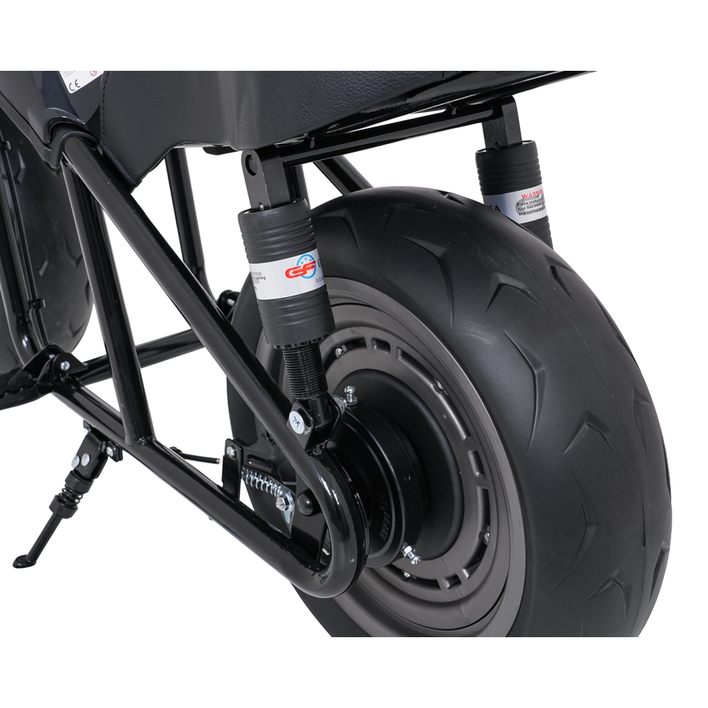 Elektrinis motociklas SUPERMOTO, Black-Elektromobiliai vaikams, Motociklai-e-vaikas