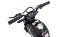Elektrinis motociklas SUPERMOTO, Black-Elektromobiliai vaikams, Motociklai-e-vaikas