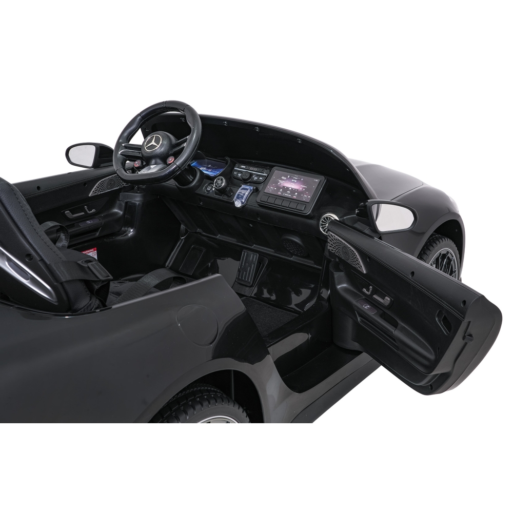 Dvivietis elektromobilis Mercedes-Benz GT63 AMG, Black-Elektromobiliai vaikams, Mašinos-e-vaikas