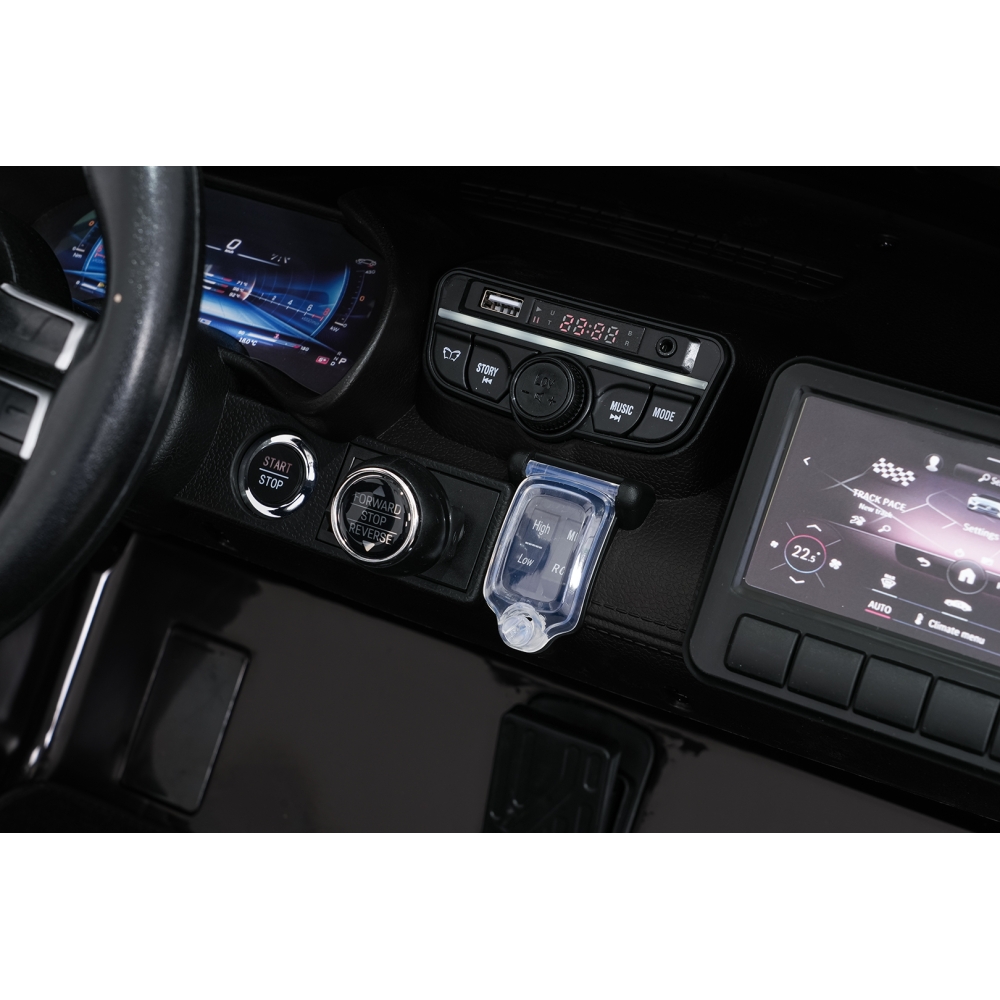 Dvivietis elektromobilis Mercedes-Benz GT63 AMG, Black-Elektromobiliai vaikams, Mašinos-e-vaikas