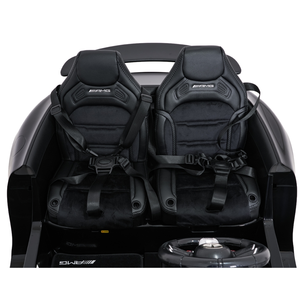 Dvivietis elektromobilis Mercedes-Benz GT63 AMG, Black-Elektromobiliai vaikams, Mašinos-e-vaikas