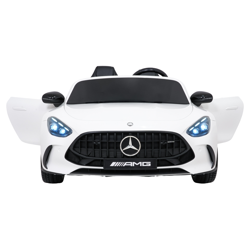 Dvivietis elektromobilis Mercedes-Benz GT63 AMG, White-Elektromobiliai vaikams, Mašinos-e-vaikas