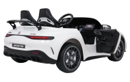 Dvivietis elektromobilis Mercedes-Benz GT63 AMG, White-Elektromobiliai vaikams, Mašinos-e-vaikas