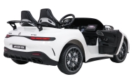 Dvivietis elektromobilis Mercedes-Benz GT63 AMG, White-Elektromobiliai vaikams, Mašinos-e-vaikas