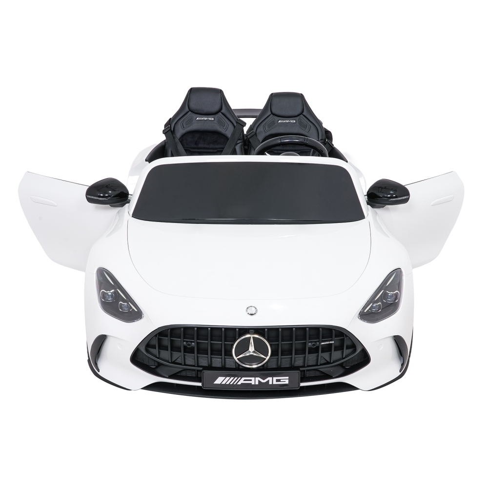 Dvivietis elektromobilis Mercedes-Benz GT63 AMG, White-Elektromobiliai vaikams, Mašinos-e-vaikas