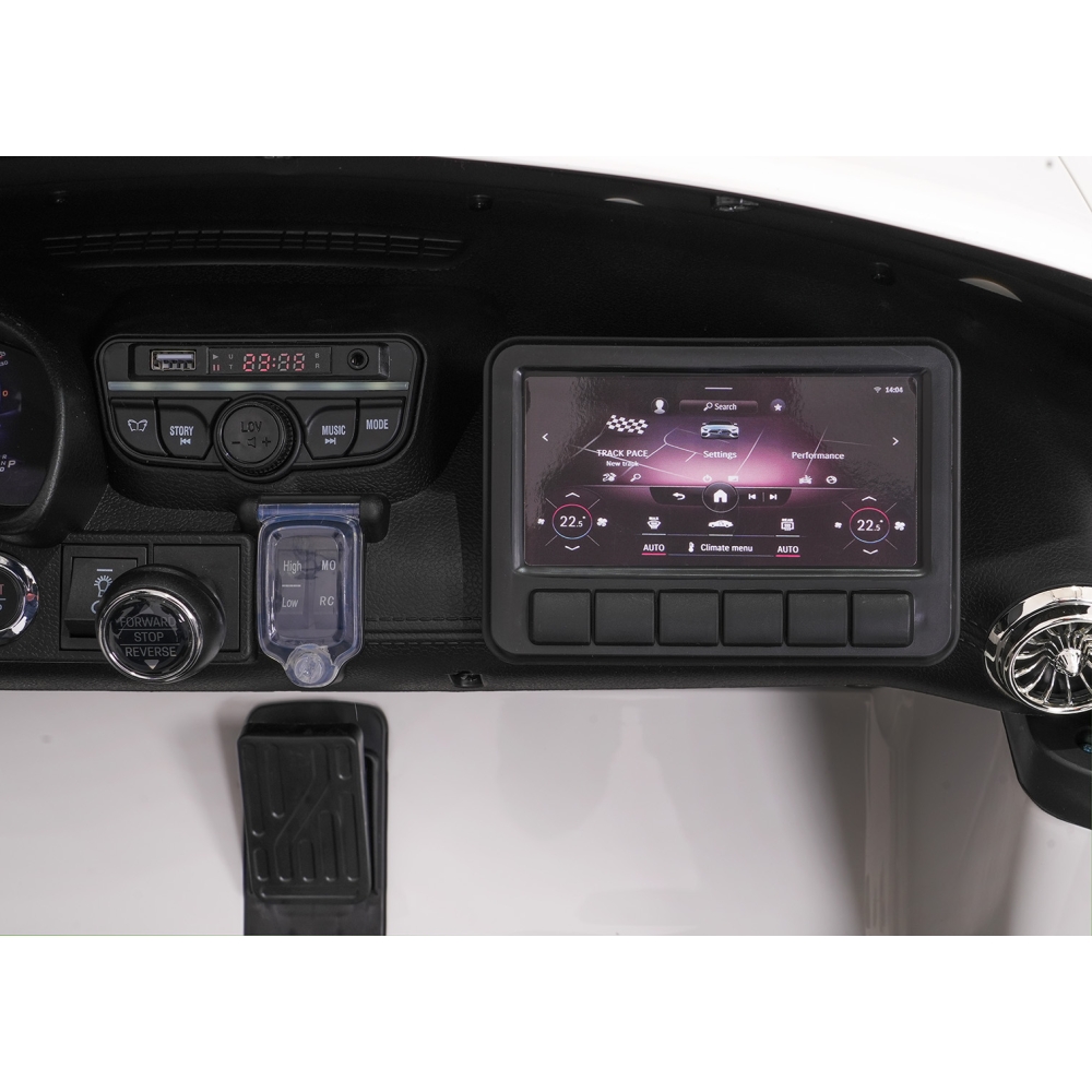 Dvivietis elektromobilis Mercedes-Benz GT63 AMG, White-Elektromobiliai vaikams, Mašinos-e-vaikas