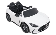 Dvivietis elektromobilis Mercedes-Benz GT63 AMG, White-Elektromobiliai vaikams, Mašinos-e-vaikas