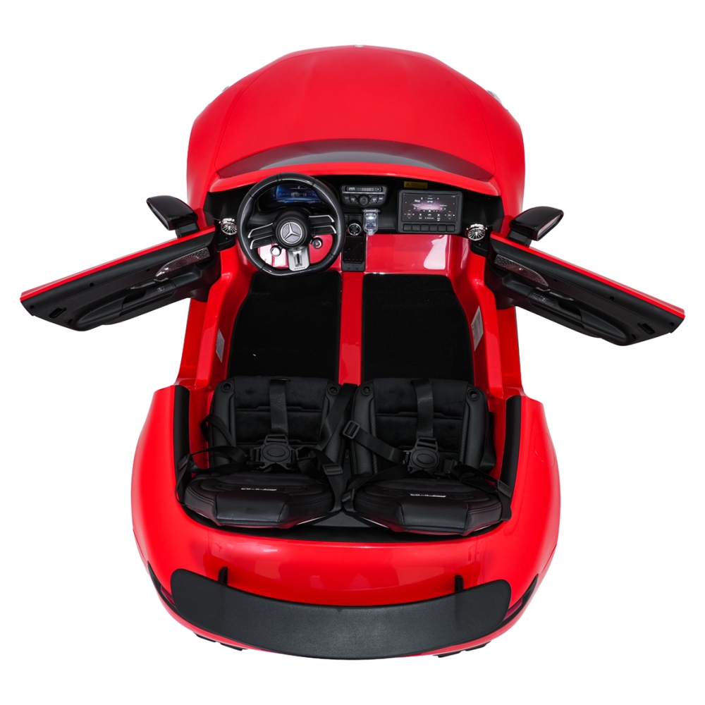 Dvivietis elektromobilis Mercedes-Benz GT63 AMG, Red-Elektromobiliai vaikams, Mašinos-e-vaikas
