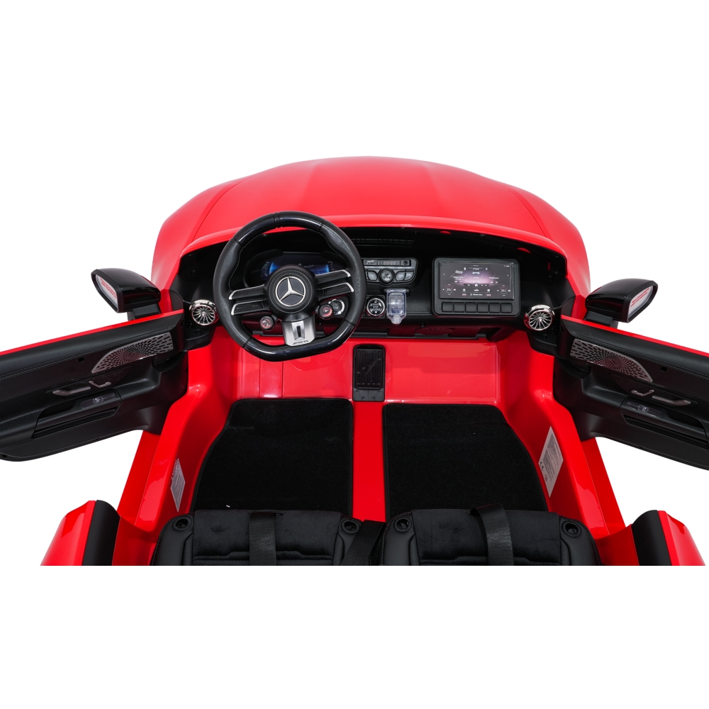 Dvivietis elektromobilis Mercedes-Benz GT63 AMG, Red-Elektromobiliai vaikams, Mašinos-e-vaikas