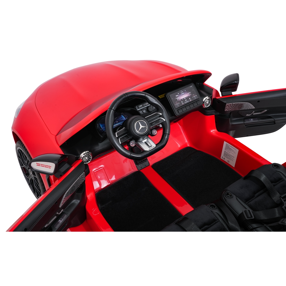 Dvivietis elektromobilis Mercedes-Benz GT63 AMG, Red-Elektromobiliai vaikams, Mašinos-e-vaikas