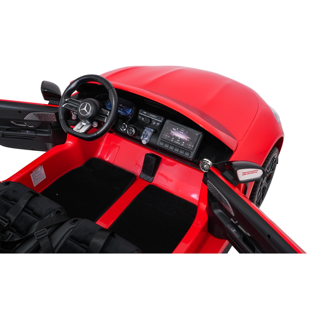 Dvivietis elektromobilis Mercedes-Benz GT63 AMG, Red-Elektromobiliai vaikams, Mašinos-e-vaikas