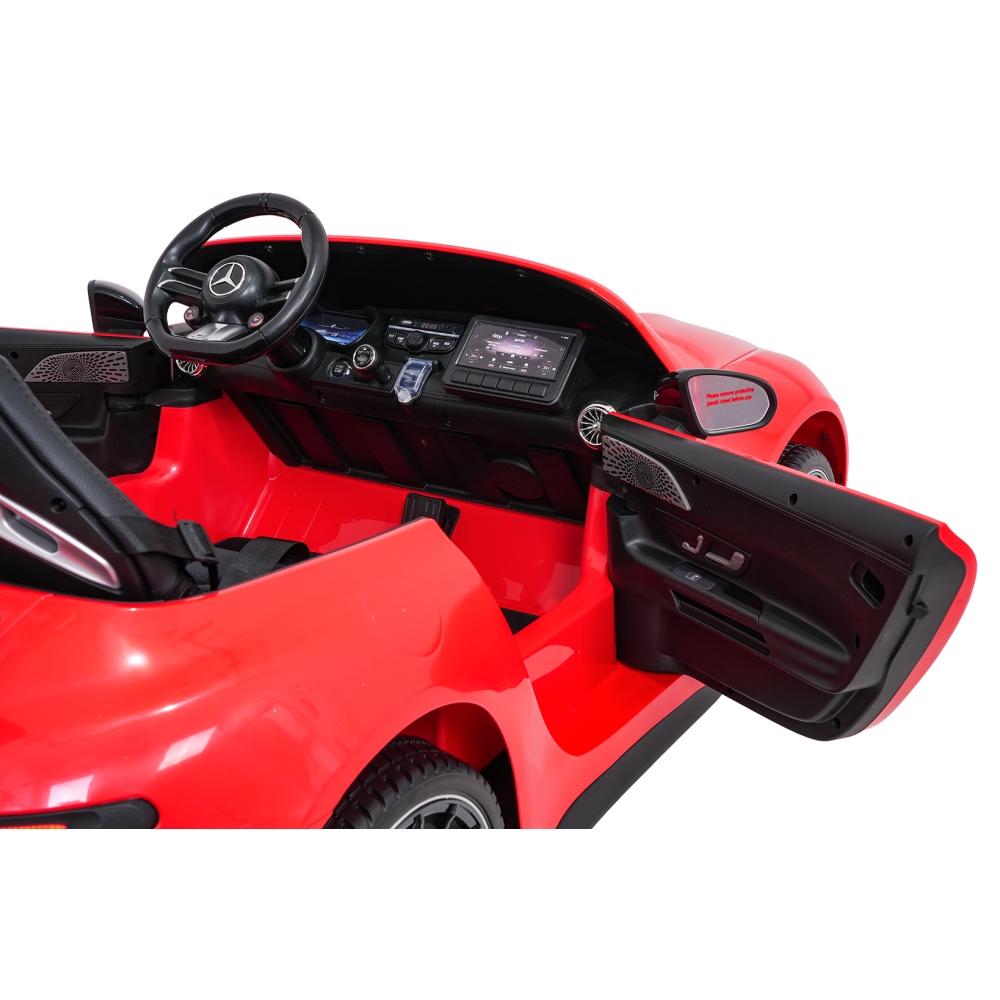 Dvivietis elektromobilis Mercedes-Benz GT63 AMG, Red-Elektromobiliai vaikams, Mašinos-e-vaikas