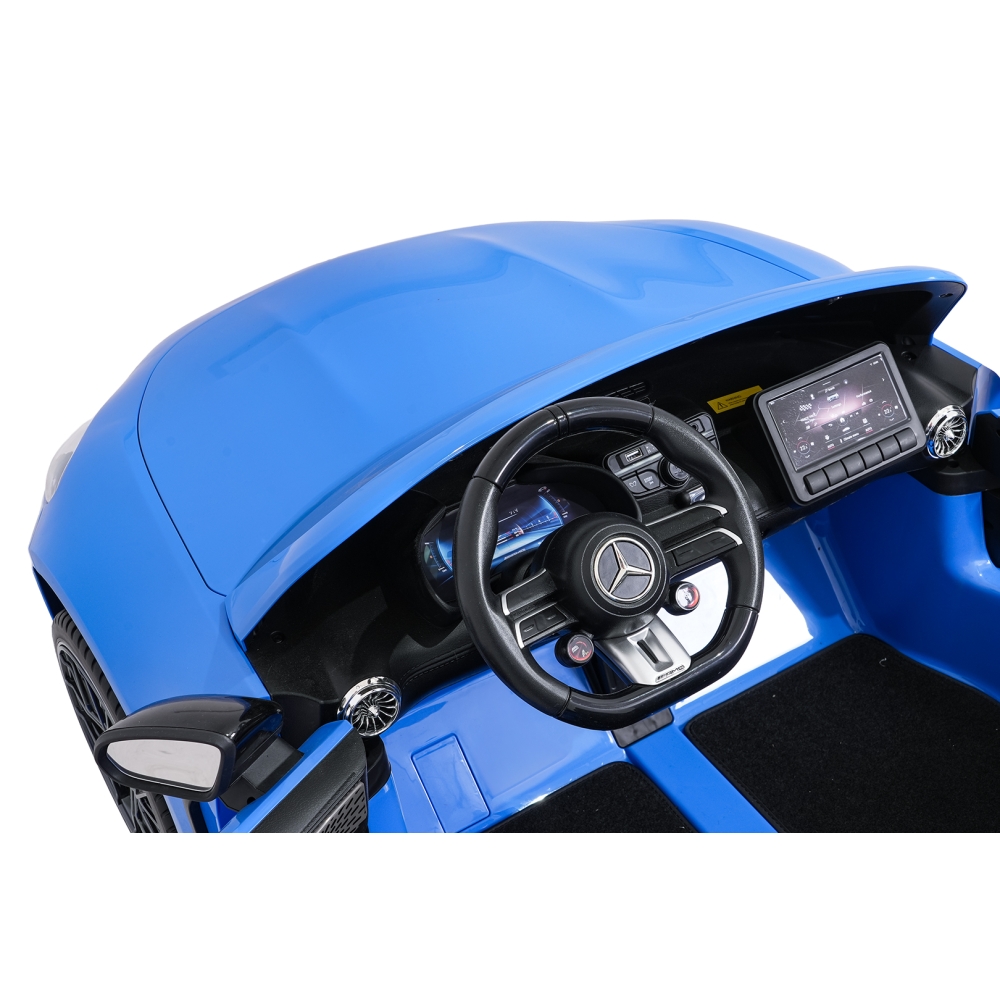 Dvivietis elektromobilis Mercedes-Benz GT63 AMG, Blue-Elektromobiliai vaikams, Mašinos-e-vaikas