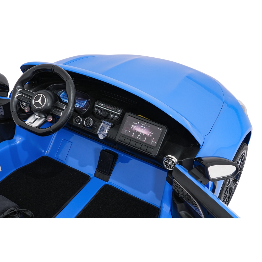 Dvivietis elektromobilis Mercedes-Benz GT63 AMG, Blue-Elektromobiliai vaikams, Mašinos-e-vaikas