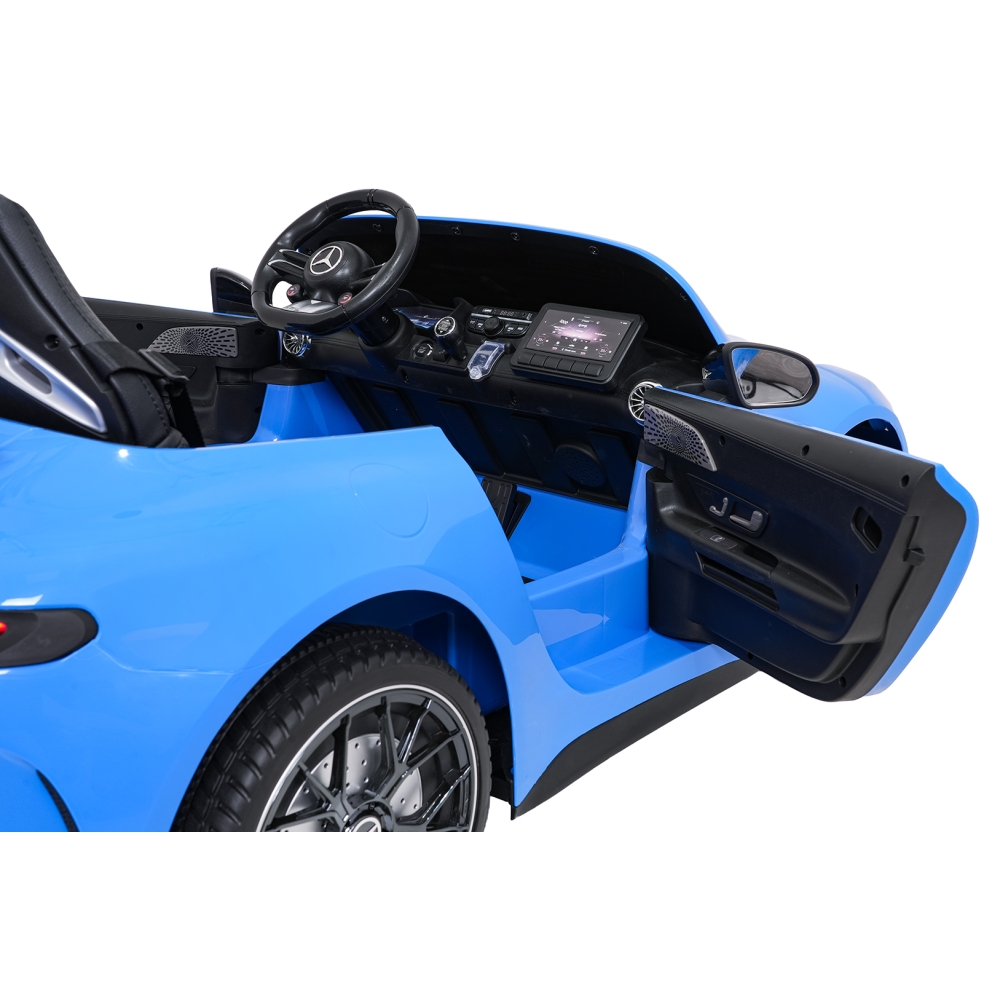 Dvivietis elektromobilis Mercedes-Benz GT63 AMG, Blue-Elektromobiliai vaikams, Mašinos-e-vaikas