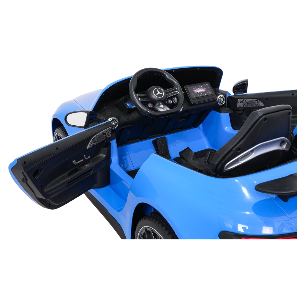 Dvivietis elektromobilis Mercedes-Benz GT63 AMG, Blue-Elektromobiliai vaikams, Mašinos-e-vaikas