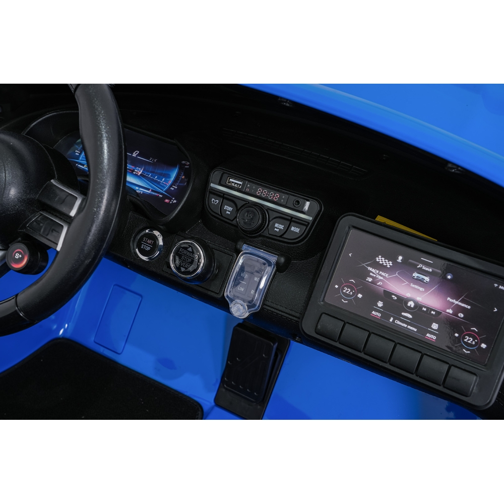 Dvivietis elektromobilis Mercedes-Benz GT63 AMG, Blue-Elektromobiliai vaikams, Mašinos-e-vaikas