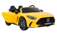 Dvivietis elektromobilis Mercedes-Benz GT63 AMG, Yellow-Elektromobiliai vaikams, Mašinos-e-vaikas