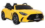 Dvivietis elektromobilis Mercedes-Benz GT63 AMG, Yellow-Elektromobiliai vaikams, Mašinos-e-vaikas