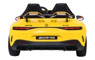 Dvivietis elektromobilis Mercedes-Benz GT63 AMG, Yellow-Elektromobiliai vaikams, Mašinos-e-vaikas