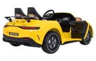 Dvivietis elektromobilis Mercedes-Benz GT63 AMG, Yellow-Elektromobiliai vaikams, Mašinos-e-vaikas