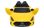 Dvivietis elektromobilis Mercedes-Benz GT63 AMG, Yellow-Elektromobiliai vaikams, Mašinos-e-vaikas